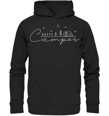 Happy Camper Wohnwagen - Organic Hoodie