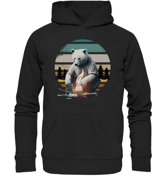 Campfire Bär - Organic Hoodie