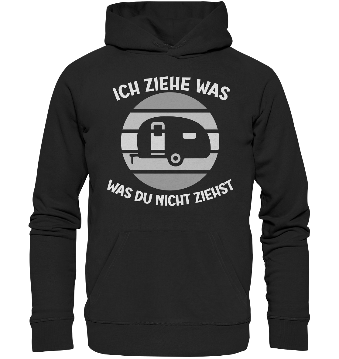 Ich ziehe was grau - Organic Hoodie