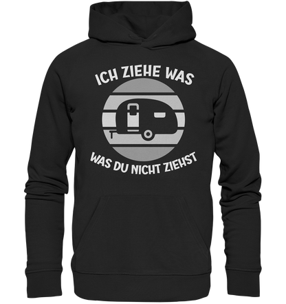 Ich ziehe was grau - Organic Hoodie