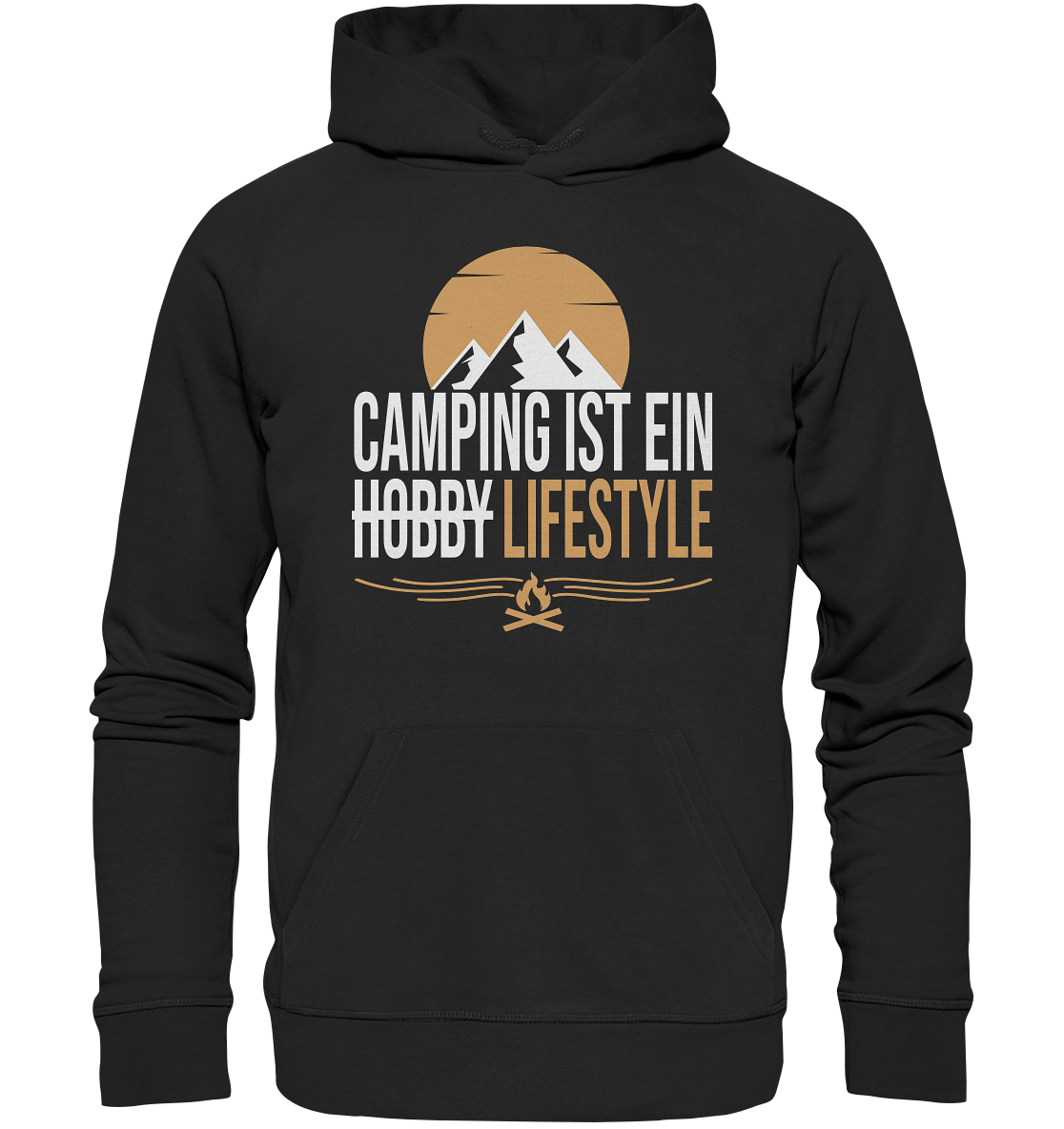 Camping ist ein Lifestyle - Organic Hoodie