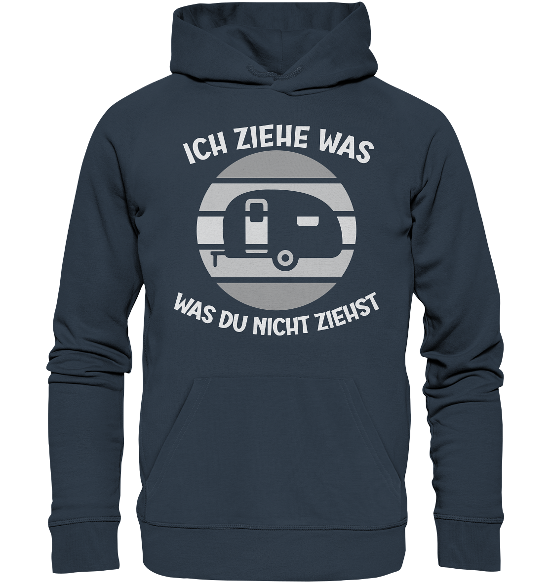 Ich ziehe was grau - Organic Hoodie