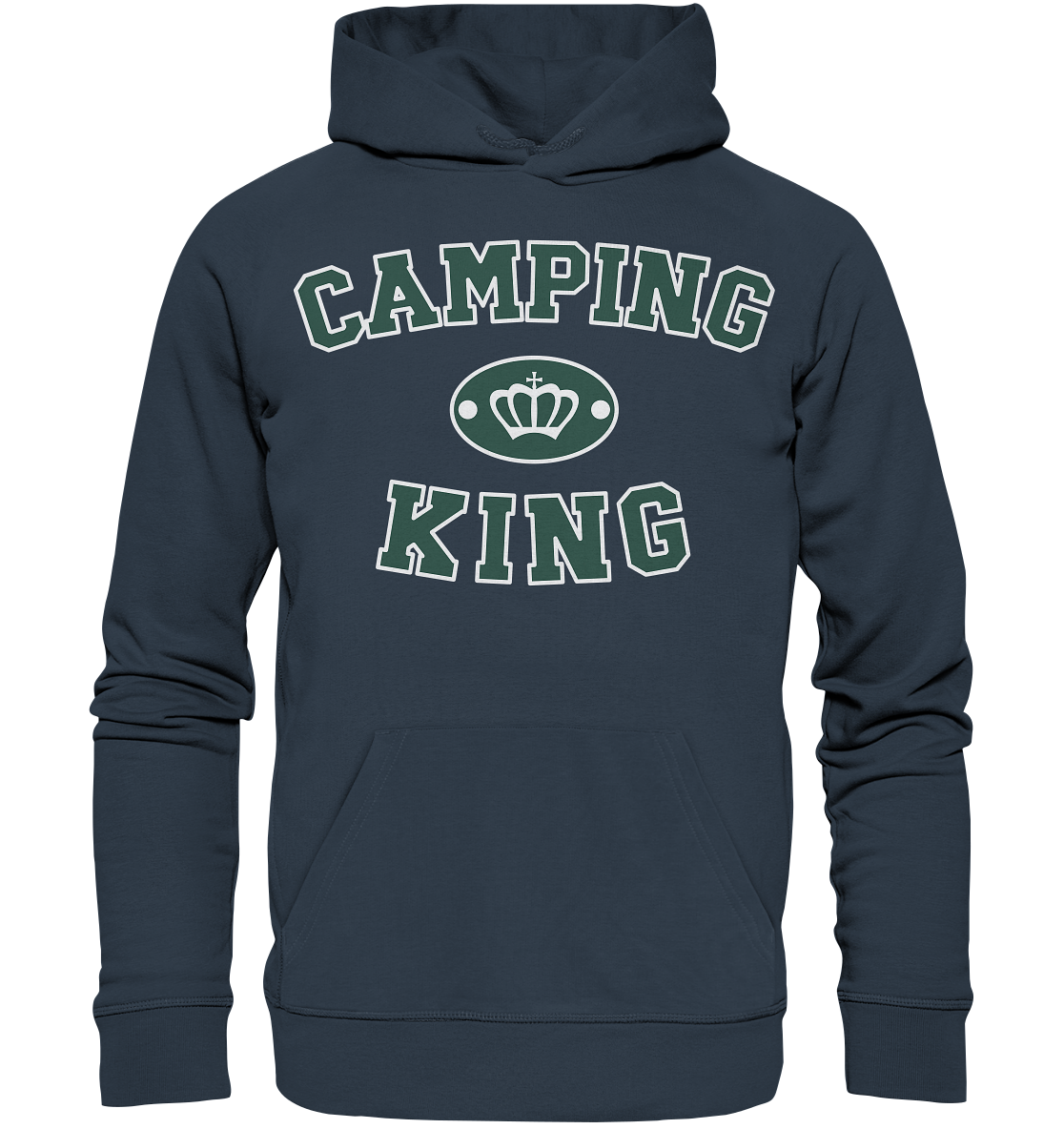 Camping King Krone - Organic Hoodie