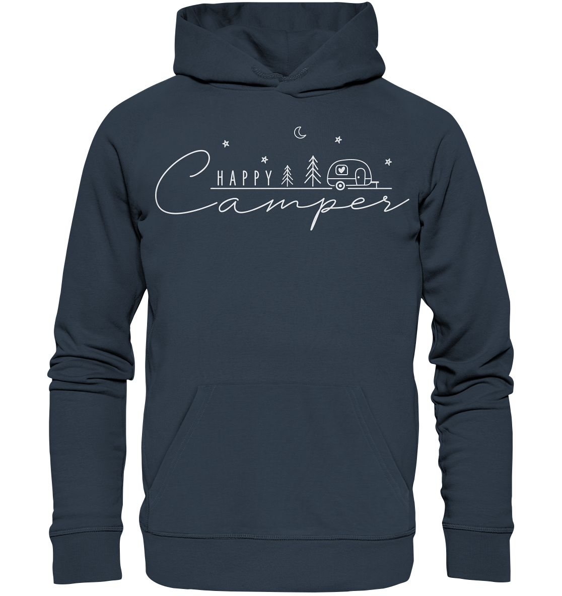 Happy Camper Wohnwagen - Organic Hoodie