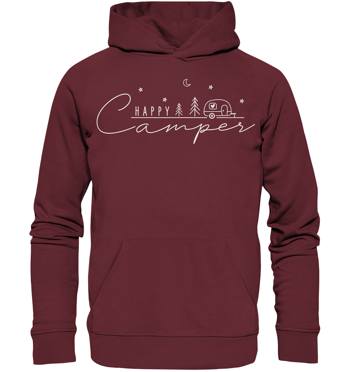 Happy Camper Wohnwagen - Organic Hoodie