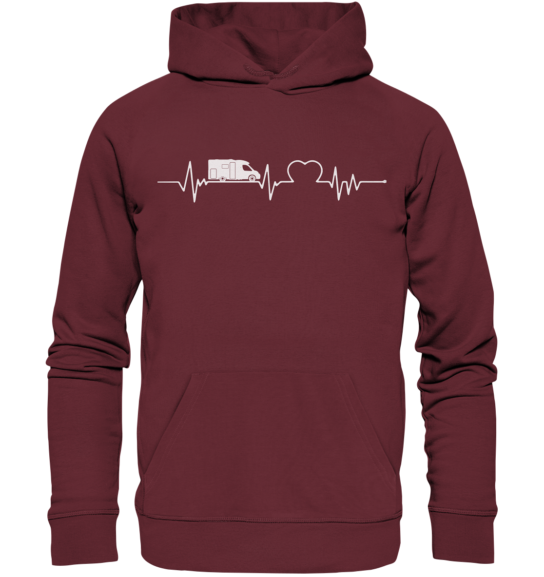 WoMo Herzschlag  - Organic Hoodie