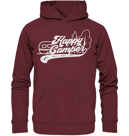 Happy Camper Wohnwagen - Organic Hoodie