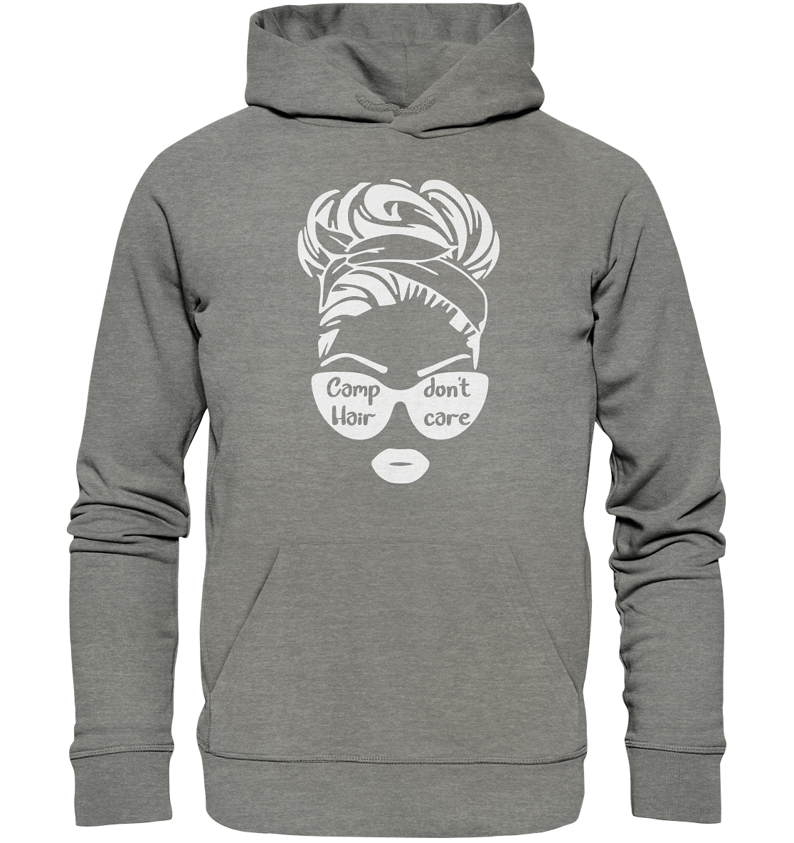 Camp Hair don't care - Organic Hoodie
