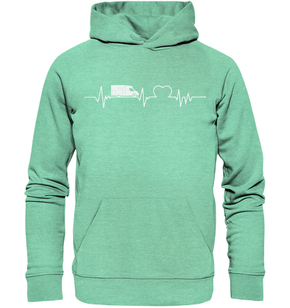 WoMo Herzschlag  - Organic Hoodie