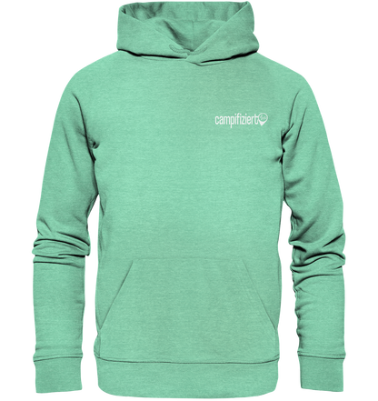 Camp Hair backprint - Organic Hoodie