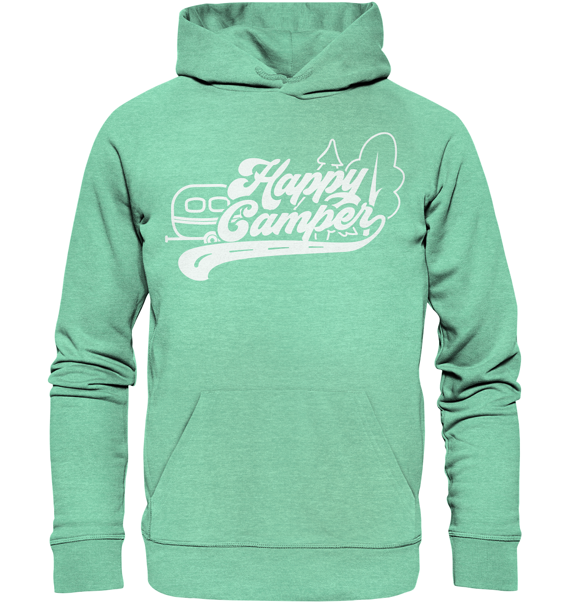 Happy Camper Wohnwagen - Organic Hoodie