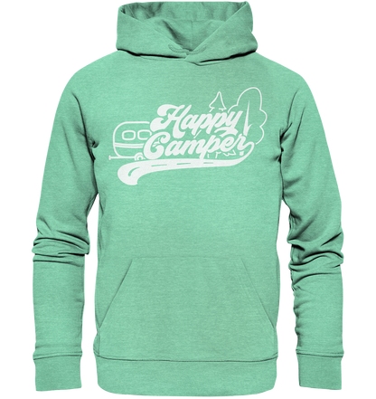 Happy Camper Wohnwagen - Organic Hoodie