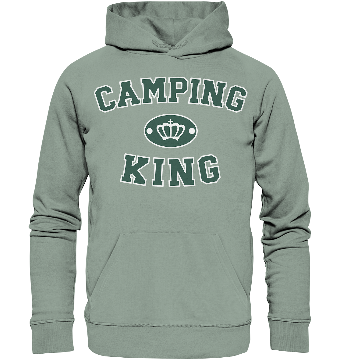 Camping King Krone - Organic Hoodie