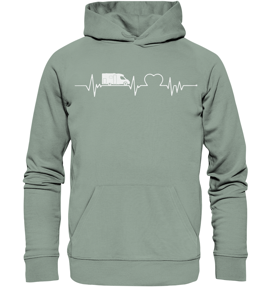 WoMo Herzschlag - Organic Hoodie