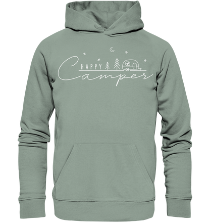 Happy Camper Wohnwagen - Organic Hoodie