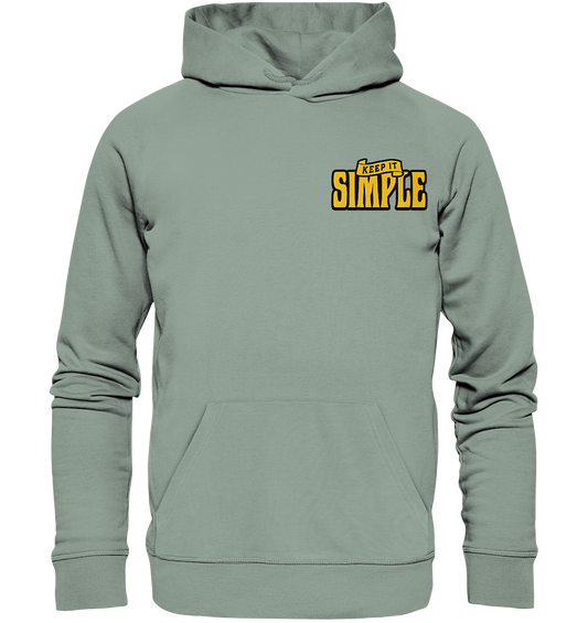 keep it simple - Organic Hoodie