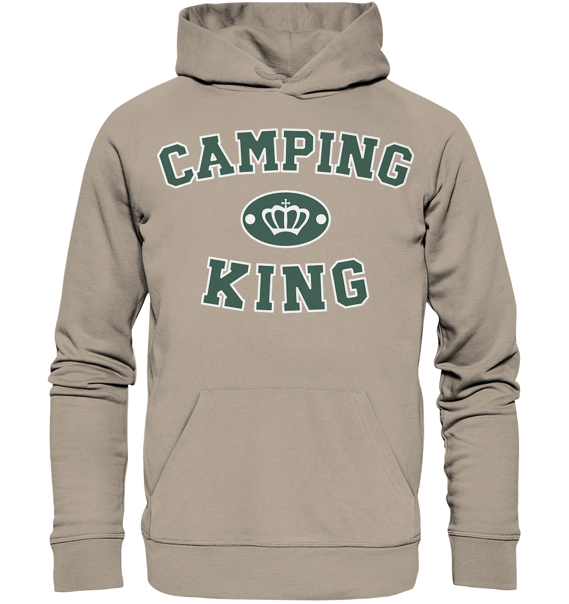 Camping King Krone - Organic Hoodie