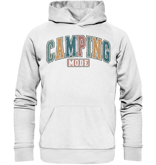 Camping Mode Retro - Organic Hoodie