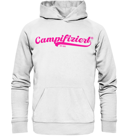 campifiziert® retro pink - Organic Hoodie