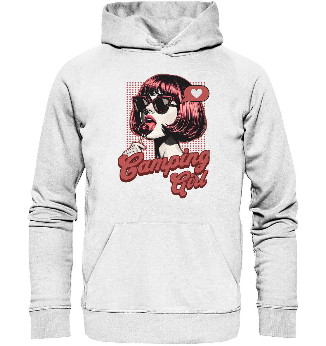 Camping Girl - Organic Hoodie