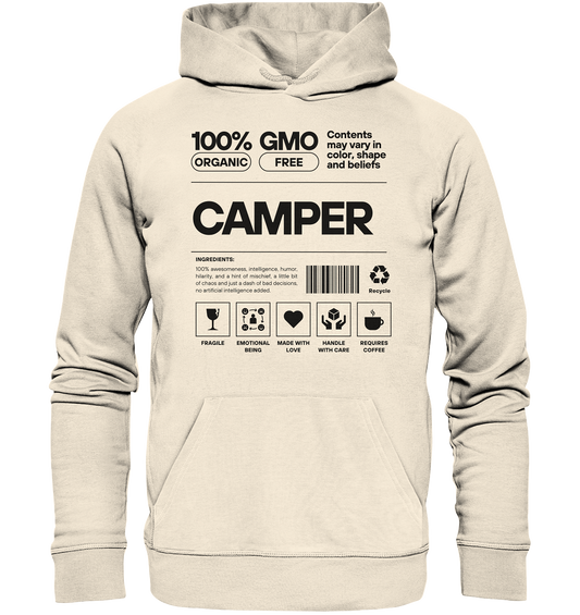 Camper Inhalt - Organic Hoodie