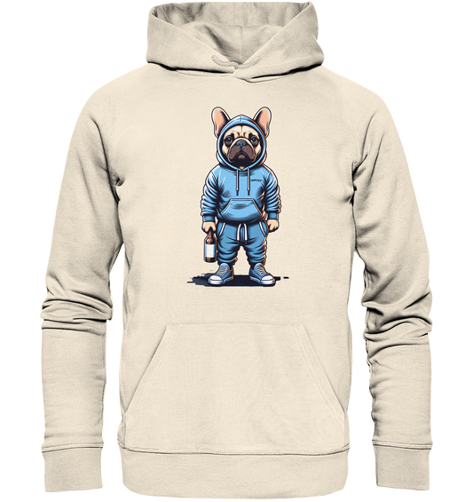 Camping Bulldogge - Organic Hoodie