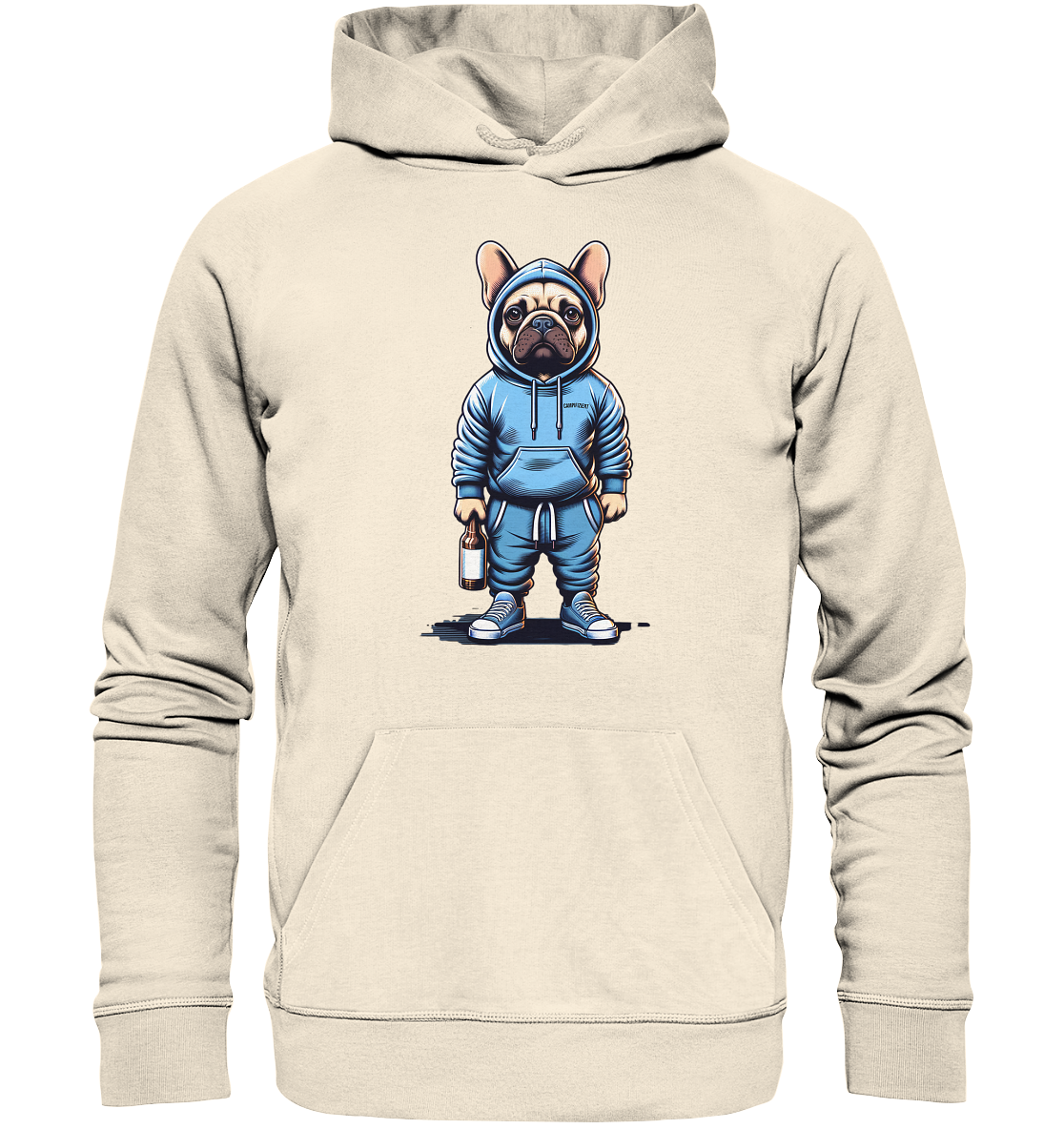 Camping Bulldogge - Organic Hoodie