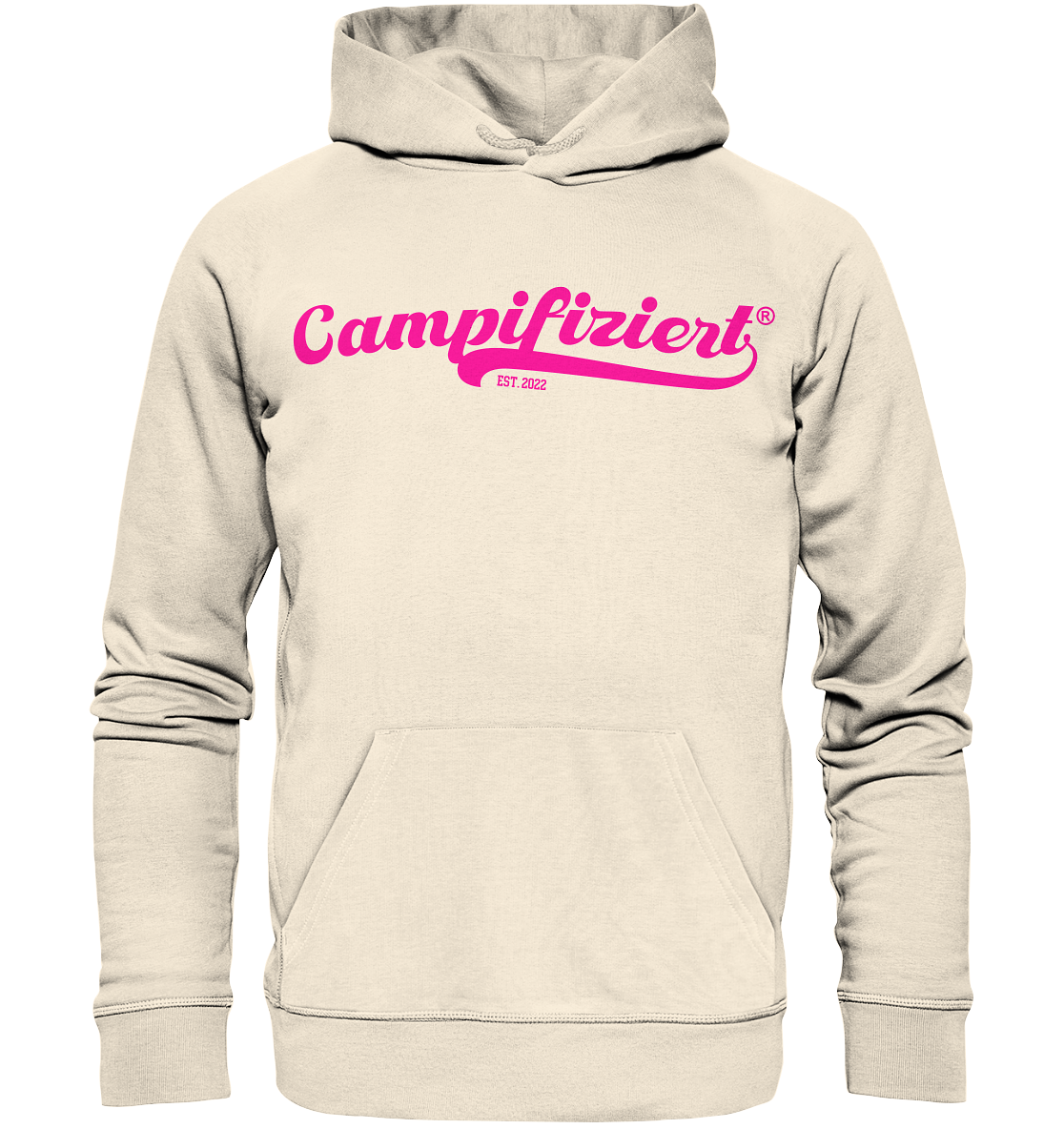 campifiziert® retro pink - Organic Hoodie