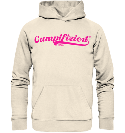 campifiziert® retro pink - Organic Hoodie