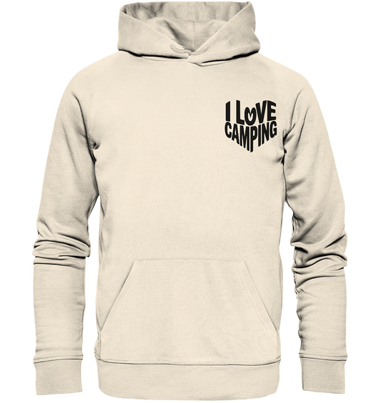 I Love Camping - Organic Hoodie