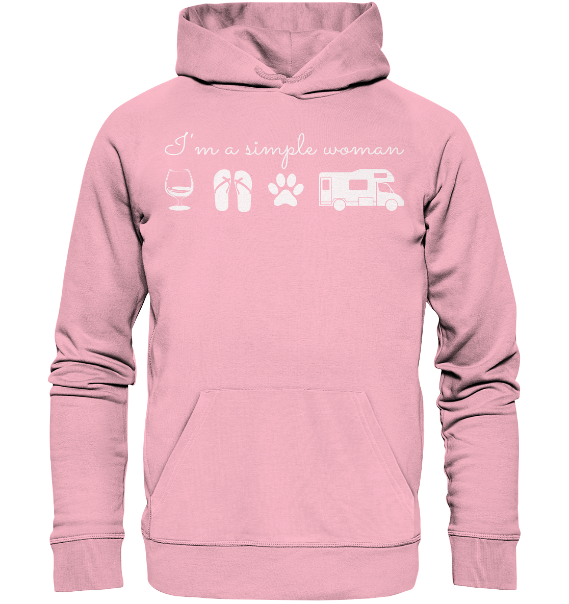 Simple Woman Wohnmobil - Organic Hoodie