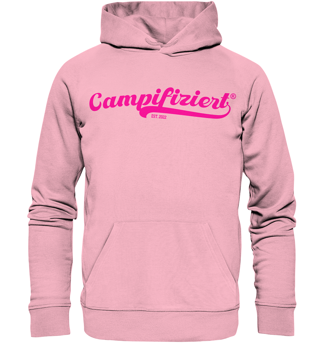 campifiziert® retro pink - Organic Hoodie