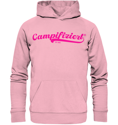 campifiziert® retro pink - Organic Hoodie