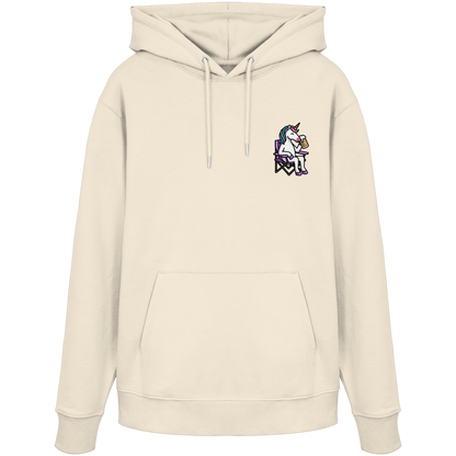 Trinkendes Einhorn - Organic Hoodie