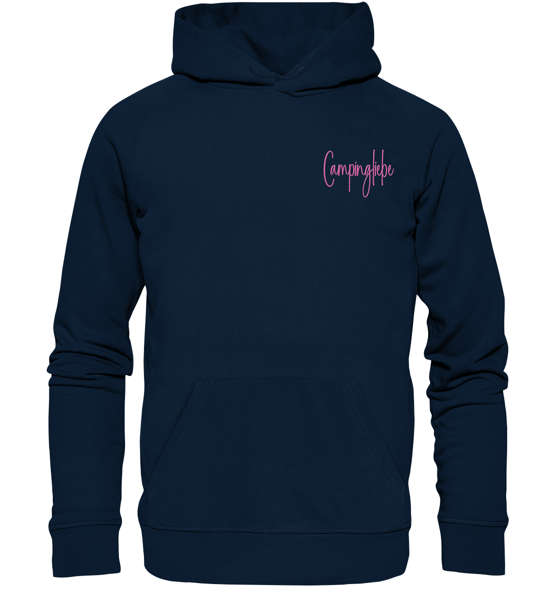 Campingliebe #4 Rosa - Organic Hoodie (Stick)