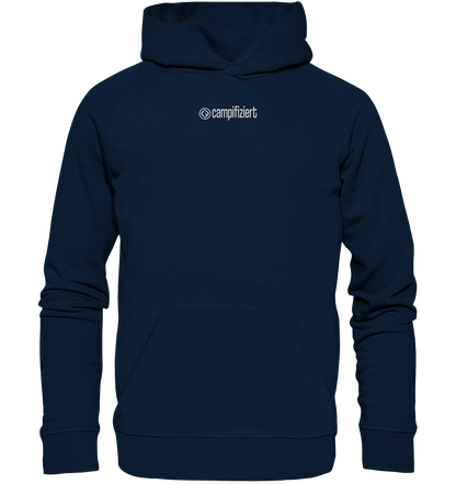 campifiziert® Logo gestickt - Organic Hoodie (Stick)