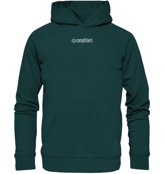 campifiziert® Logo gestickt - Organic Hoodie (Stick)