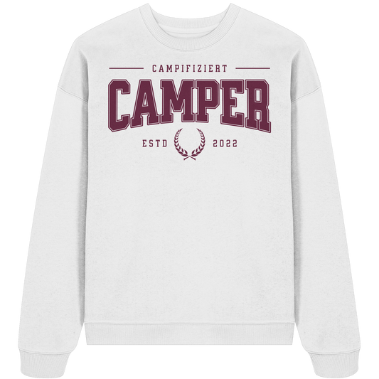 Camper Collage - Organic Oversize Sweatshirt