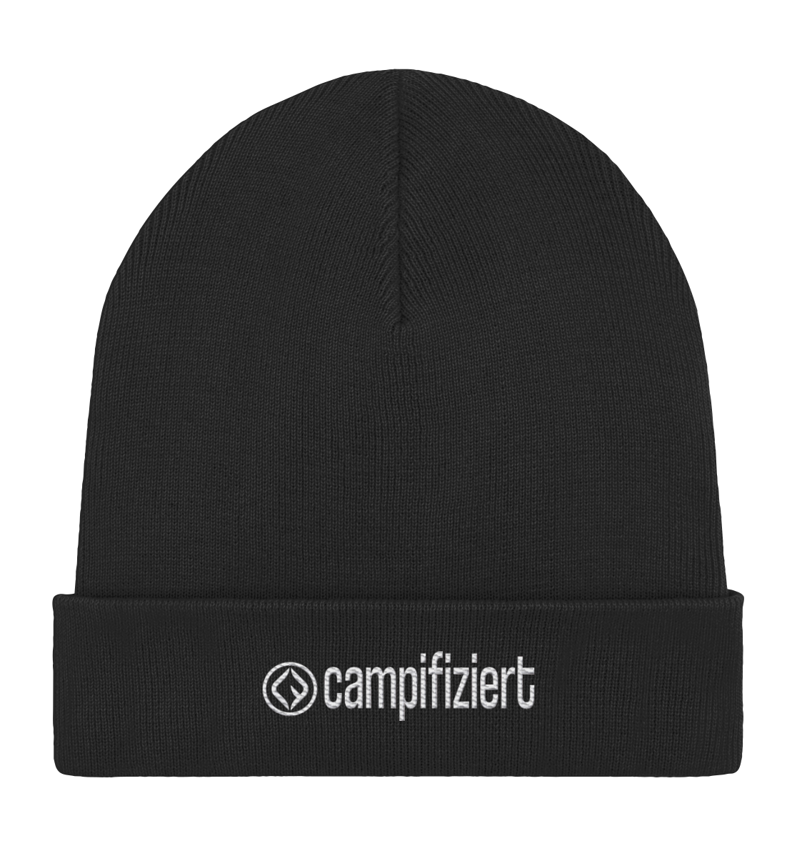 campifiziert® Logo gestickt - Organic Rib Beanie