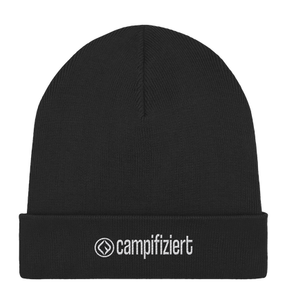 campifiziert® Logo gestickt - Organic Rib Beanie