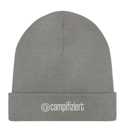 campifiziert® Logo gestickt - Organic Rib Beanie