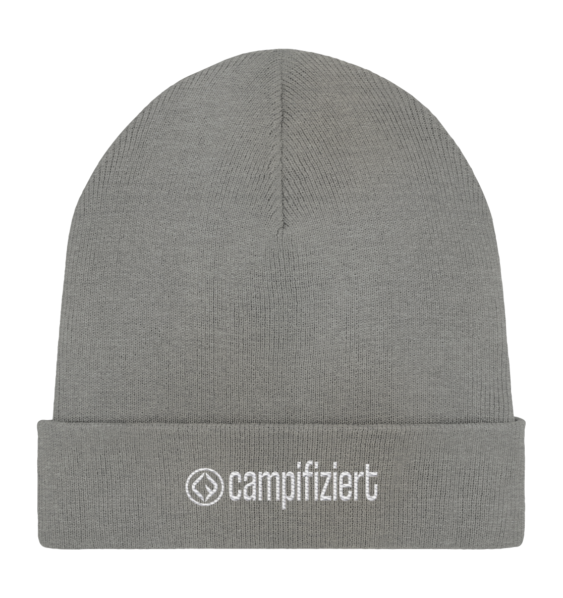 campifiziert® Logo gestickt - Organic Rib Beanie