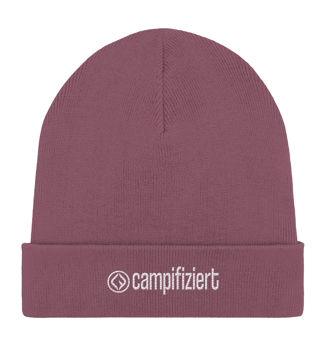 campifiziert® Logo gestickt - Organic Rib Beanie