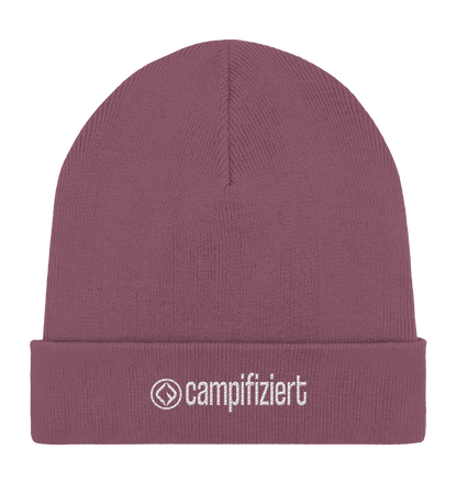 campifiziert® Logo gestickt - Organic Rib Beanie