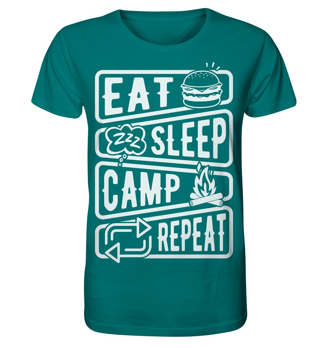 eat.sleep.camp.repeat#2 - Organic Shirt