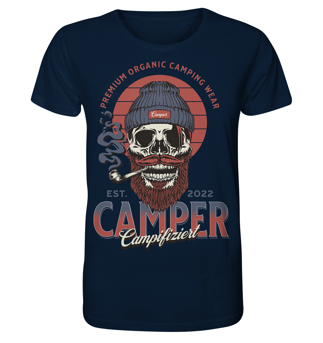 campifiziert beard skull - Organic Shirt