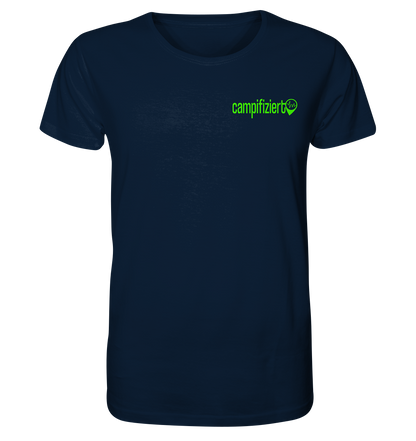 Campifiziert Schriftzug Grün - Organic Shirt