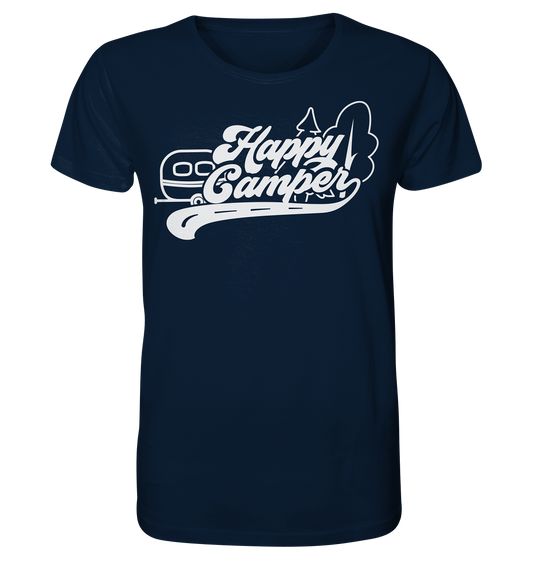 Happy Camper Wohnwagen - Organic Shirt