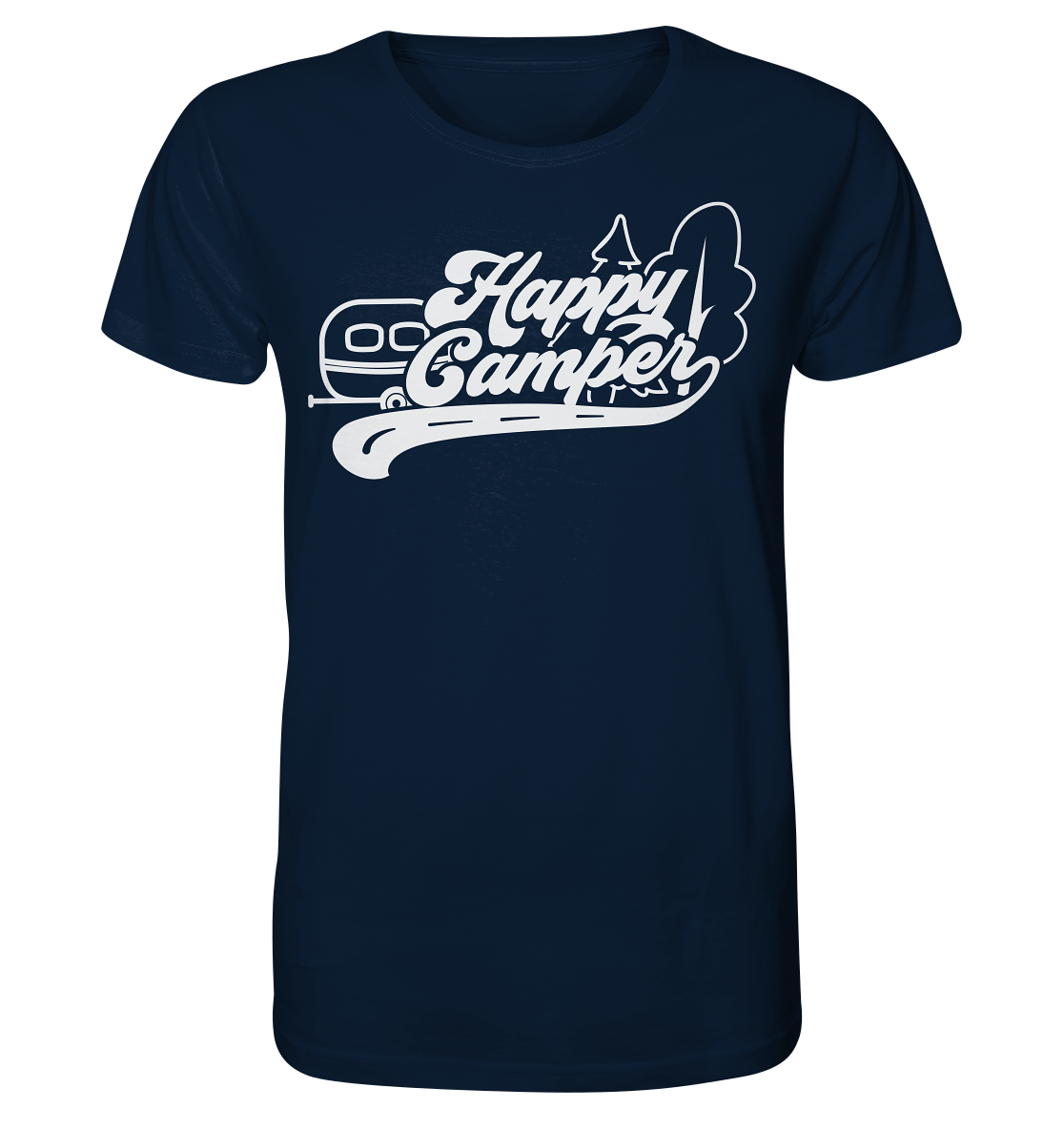 Happy Camper Wohnwagen - Organic Shirt