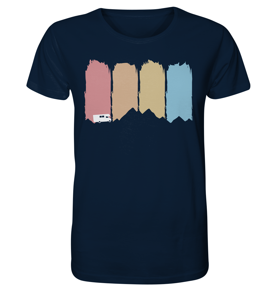 Farbige Berge - Organic Shirt